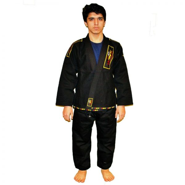 Hawk Brazilian Ju Jutsu Martial Arts Suit, Double-Stitched, 100% Cotton - Image 3