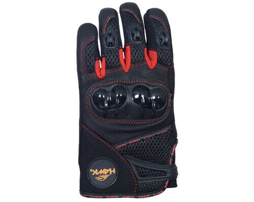 HawkSports Fahrrad-Herren-Motorradhandschuhe, Schwarz Motorkrass Modell 104