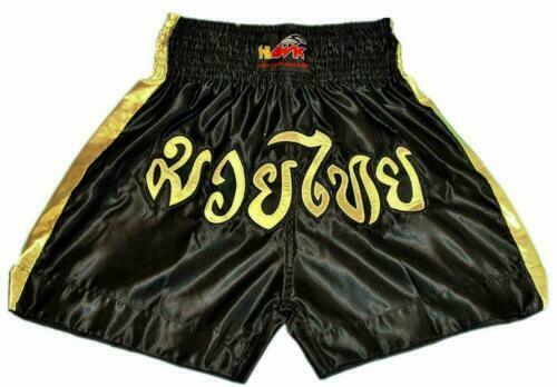 Muay Thai Hose, Box Hose, Thaiboxen Shorts,Premium-Qualität, Marke Hawk ®